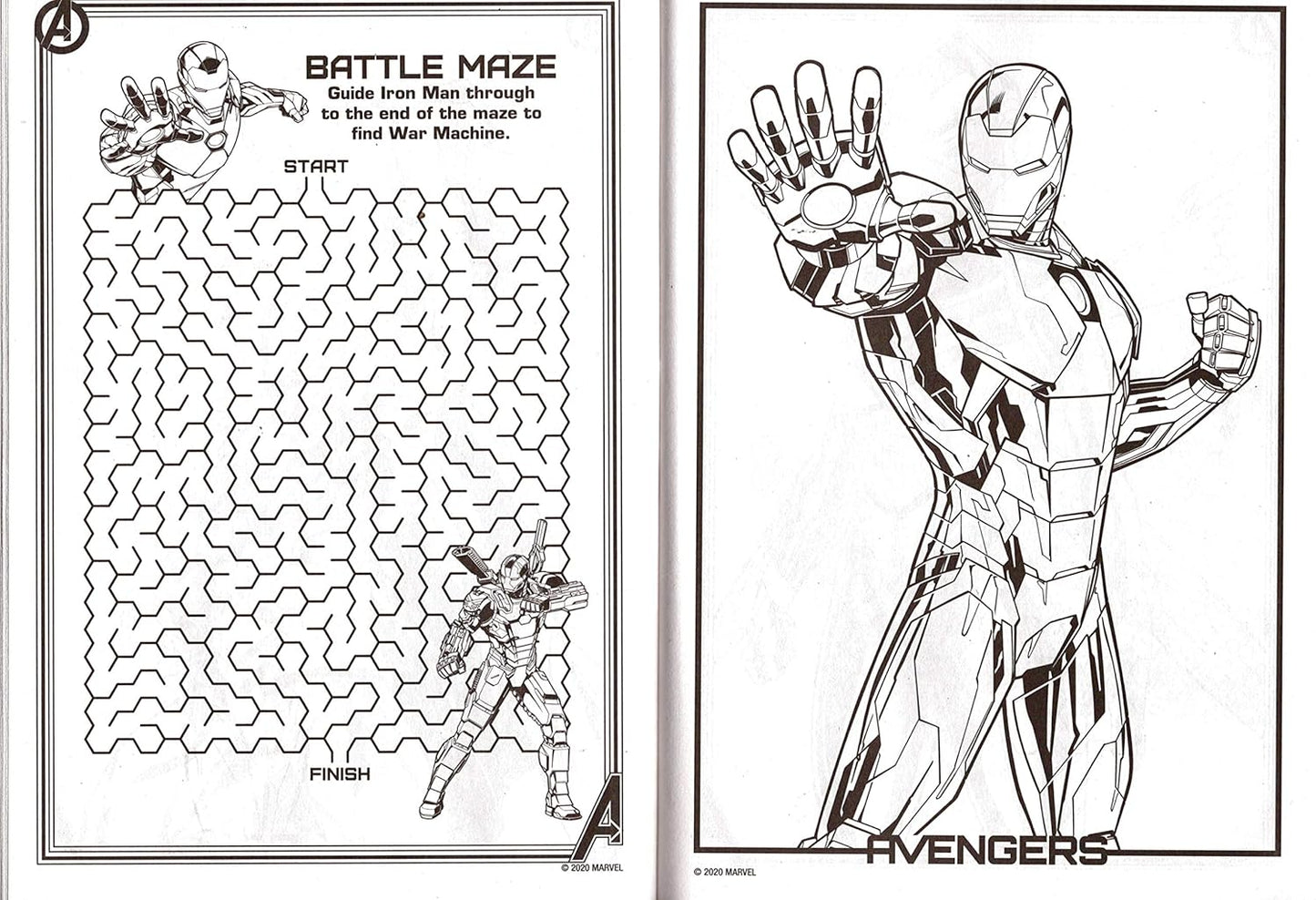 Marvel Avengers - Jumbo Coloring & Activity Book - Defenders of Earth