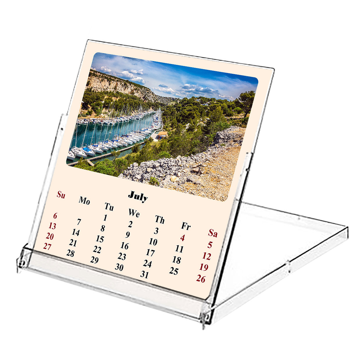 2025-2026 CD-Style Desk Calendar 18 Months Calendar (National Parks)