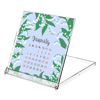 2025 CD-Style Desk Calendar 12 Months Calendar / Planner / Desk Calendar With CD Case Stand, Office Decor, Christmas Gifts (Edition #027)