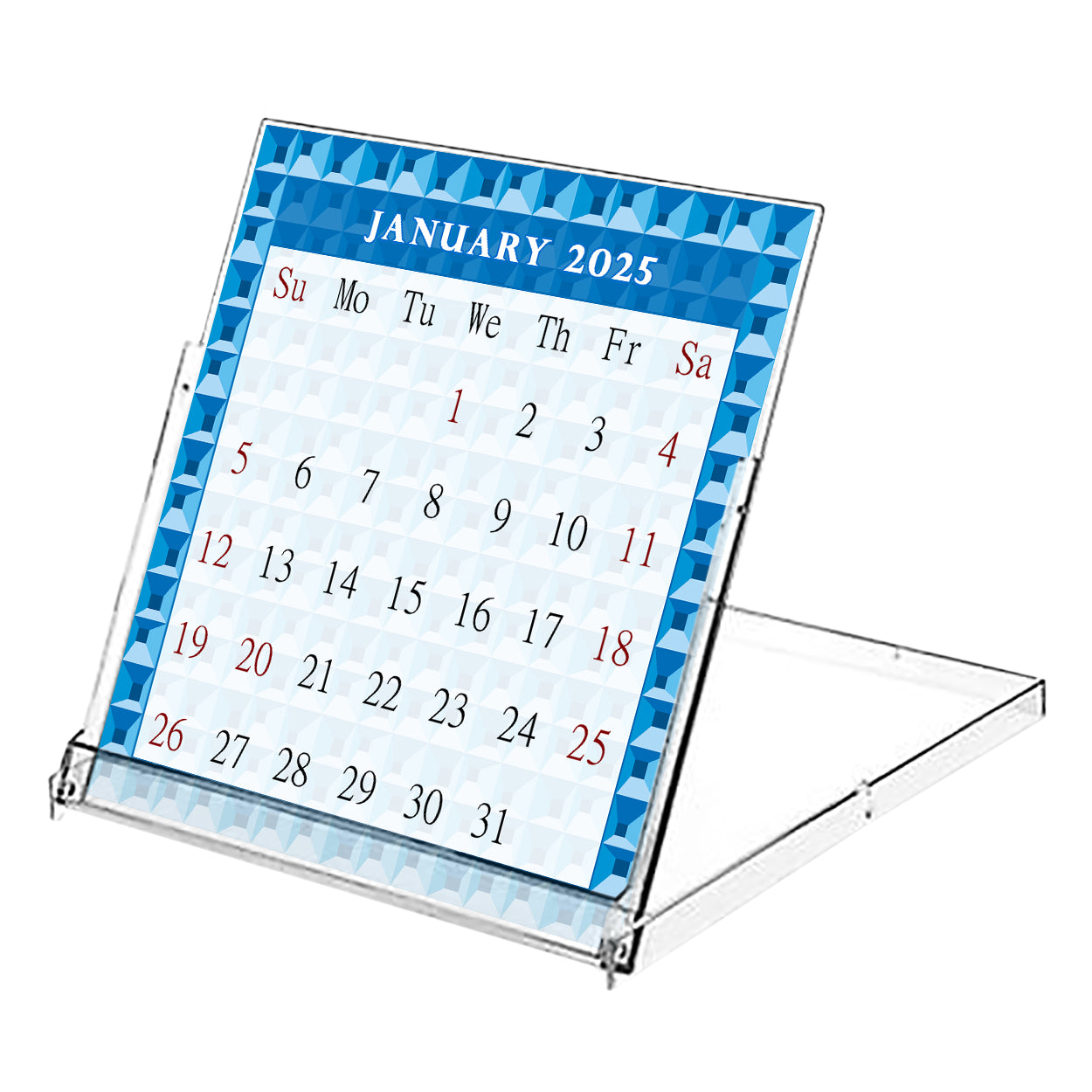 2025 CD-Style Desk Calendar 12 Months Calendar / Planner / Desk Calendar With CD Case Stand, Office Decor, Christmas Gifts (Edition #03)