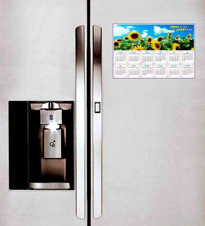 2025 Magnetic Calendar - Calendar Magnets - Today is my Lucky Day - Edition #34