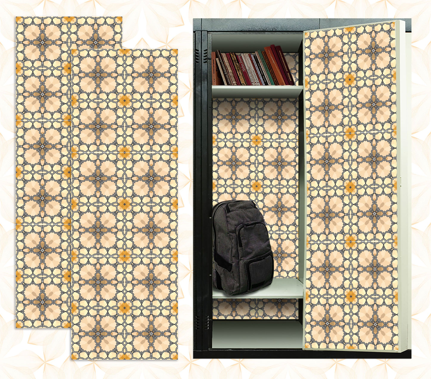 Magnetic Locker Wallpaper - Pack of 2 Rolls - (vr55)