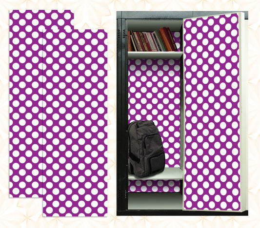 Magnetic Locker Wallpaper - Pack of 2 Rolls Polka Dot (vg 004)