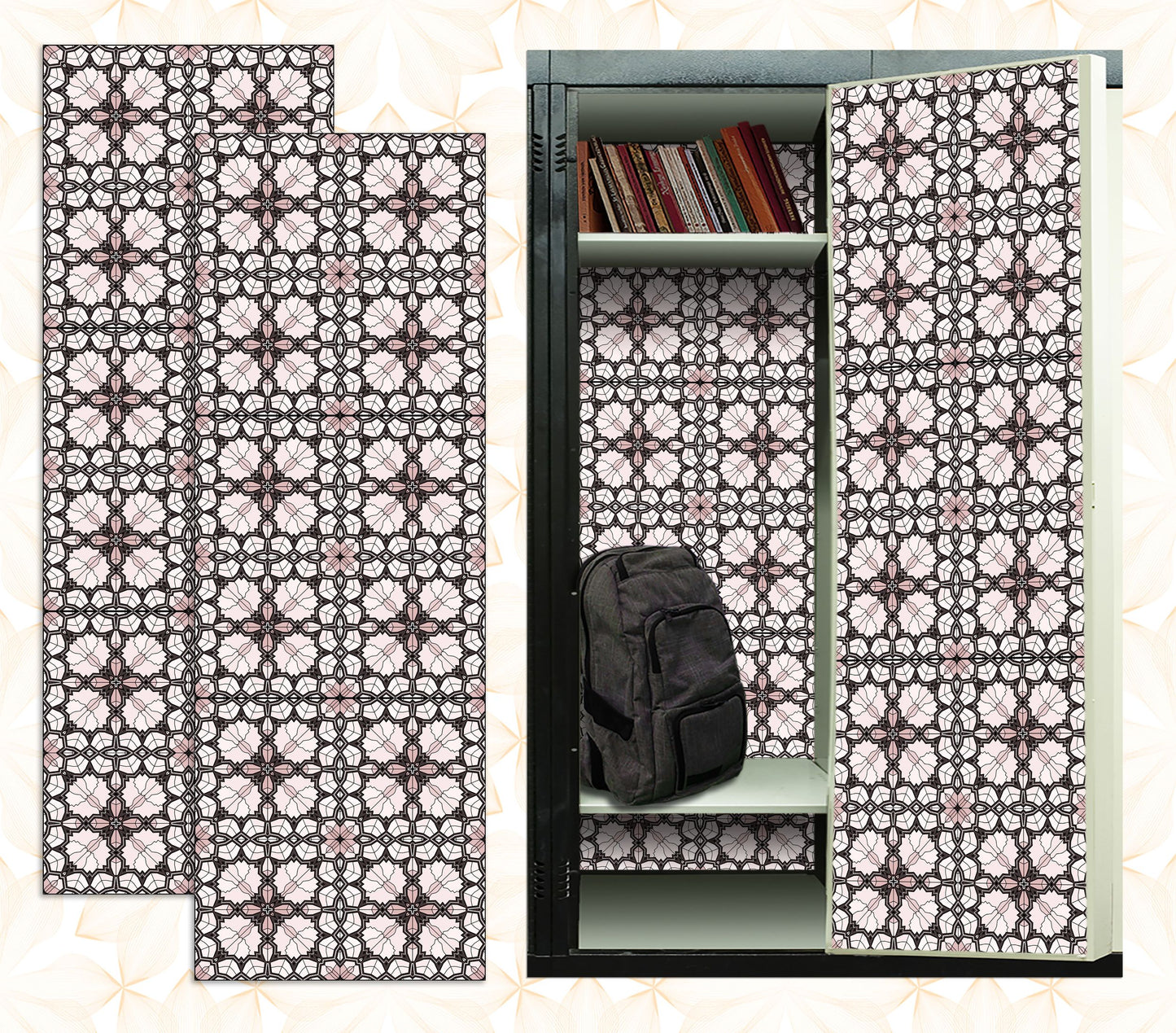 Magnetic Locker Wallpaper - Pack of 2 Rolls - (vr54)