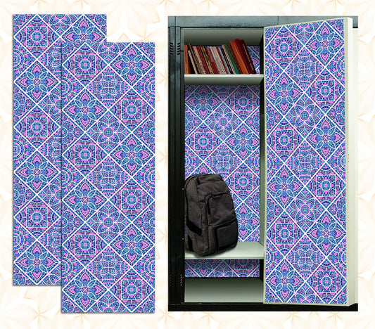 Magnetic Locker Wallpaper - Pack of 2 Rolls - (Geometric) (vg 023)