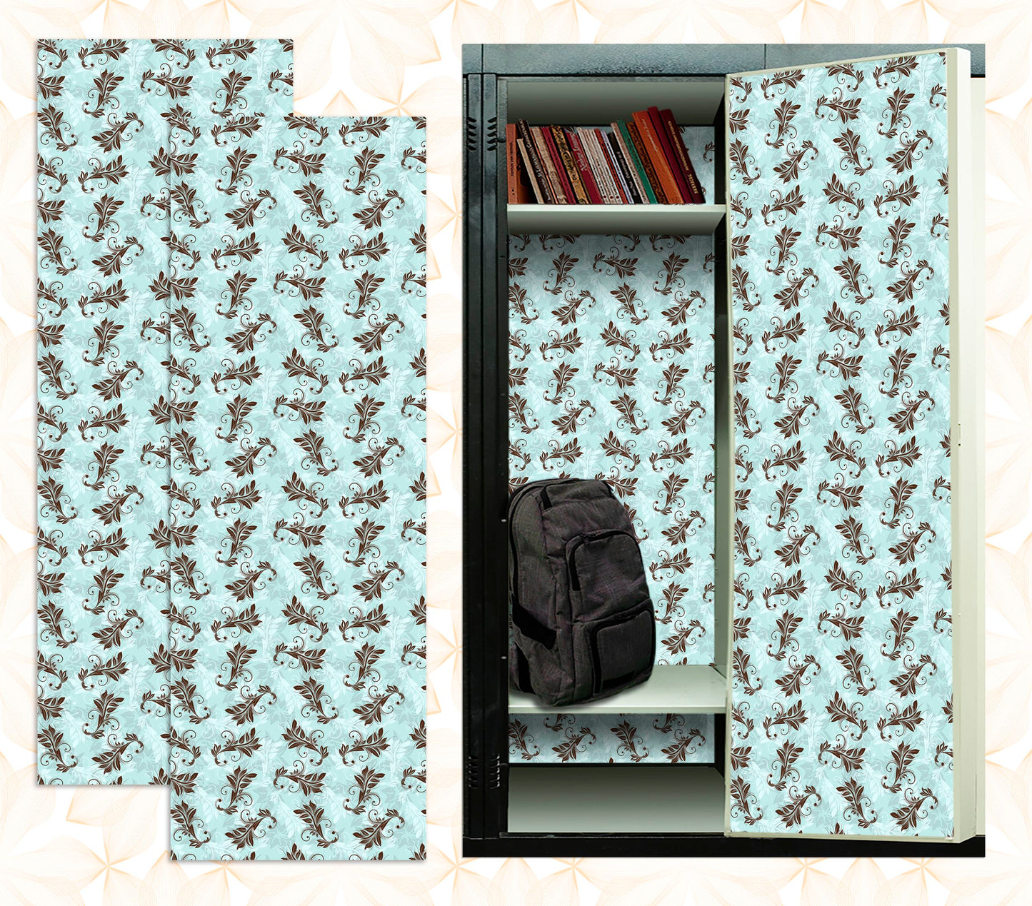 Magnetic Locker Wallpaper - Pack of 2 Rolls - (vr70)