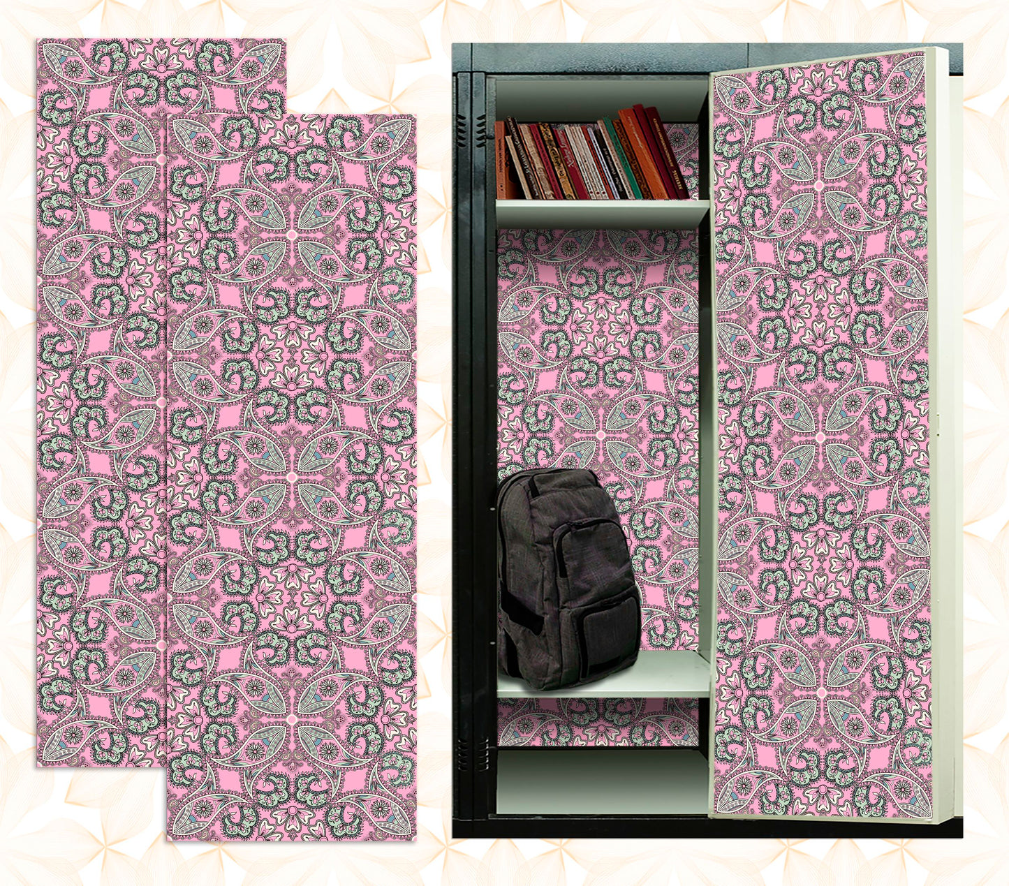 Magnetic Locker Wallpaper - Pack of 2 Rolls - (vr33)