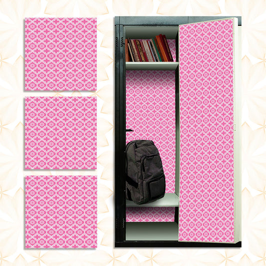 Deluxe School Locker Magnetic Wallpaper - Pack of 3 Sheets - Geometric (vg 013)