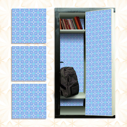 Deluxe School Locker Magnetic Wallpaper - Pack of 3 Sheets - Geometric (vg 024)