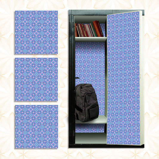 Deluxe School Locker Magnetic Wallpaper - Pack of 3 Sheets - Geometric (vg 026)