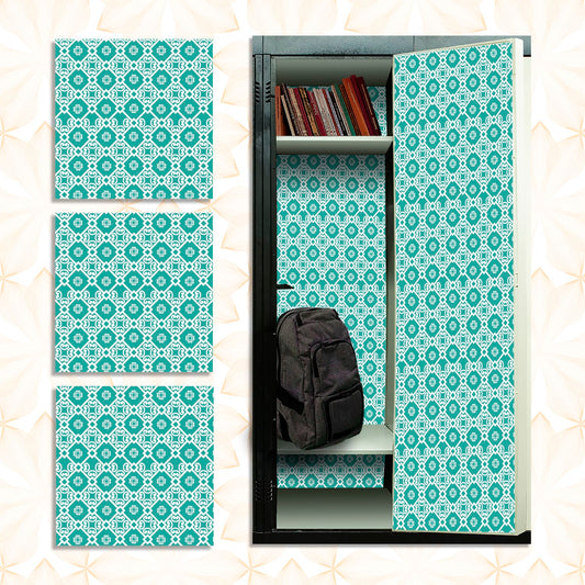 Deluxe School Locker Magnetic Wallpaper - Pack of 3 Sheets - Geometric (vg 009)