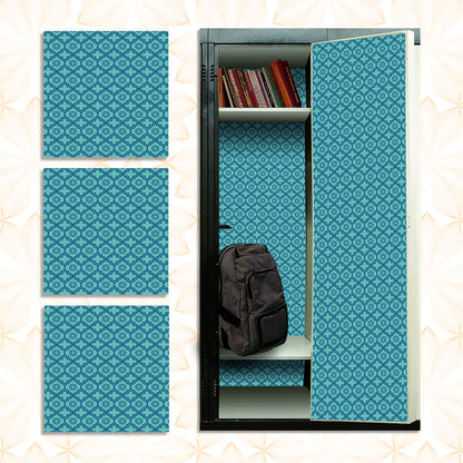 School Locker Magnetic Wallpaper - Pack of 12 Sheets - Geometric (vg 011)