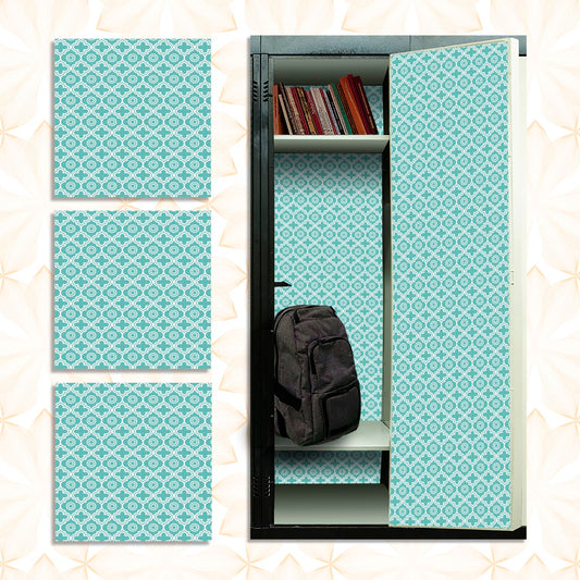 Deluxe School Locker Magnetic Wallpaper - Pack of 3 Sheets - Geometric (vg 012)