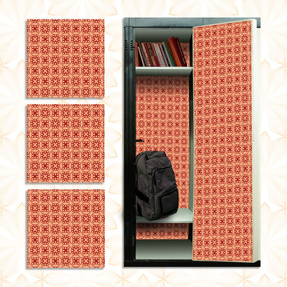 Deluxe School Locker Magnetic Wallpaper - Pack of 3 Sheets - Geometric (vg 018)