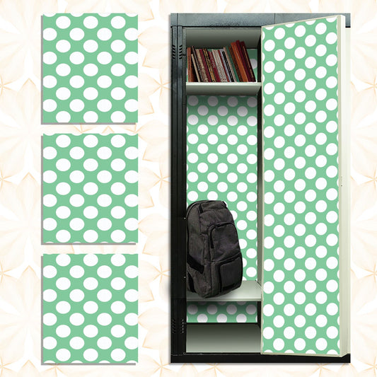 Magnetic Locker Wallpaper - Pack of 3 Sheets - Polka Dot (vg 002)