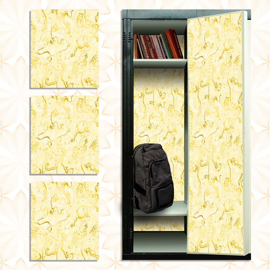 Magnetic Locker Wallpaper (Full sheet Magnetic) - Remove & Reuse Decorative Vinyl - Pack of 3 Sheets (Marble) (vg 035)