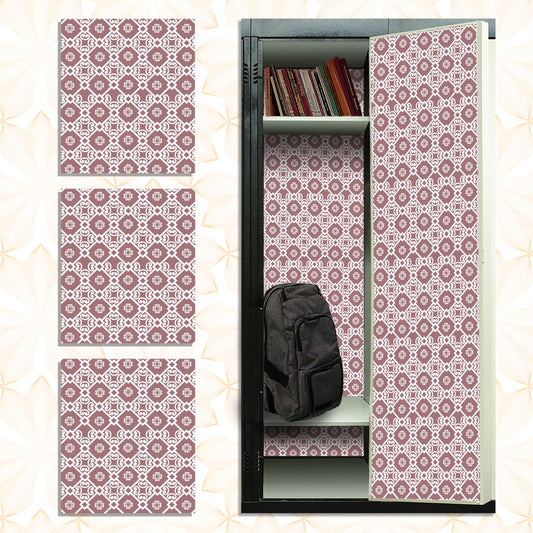 Magnetic Locker Wallpaper - Pack of 3 Sheets - (Geometric) (vg 008)