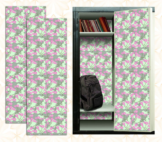 Magnetic Locker Wallpaper - Pack of 2 Rolls - (Flowers) (vg 031)