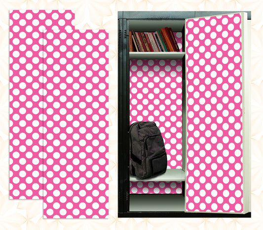 Magnetic Locker Wallpaper - Pack of 2 Rolls Polka Dot (vg 001)