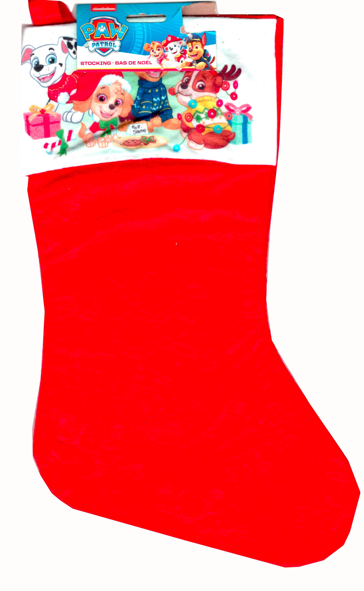 Paw Patrol - Kids Felt Holiday Stocking Home Decor v3