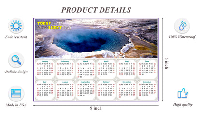 2025 Peel & Stick Calendar - Today is my Lucky Day - Removable, Repositionable - 039 (9"x 6")