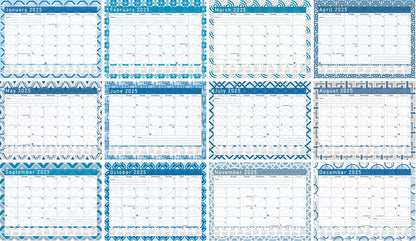 2025 Monthly Magnetic/Desk Calendar - 12 Months Desktop/Wall Calendar/Planner - (Edition #04)