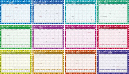 2024 - 2025 Student Calendar/Planner for 3-Ring Binder, Desk, or Wall - v003