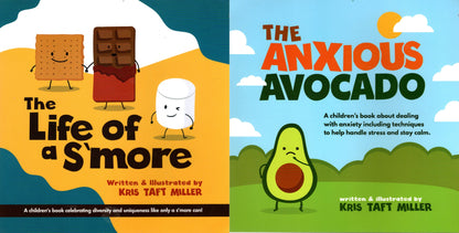 The Life of a S'more & The Anxious Avocado - Children's Book (Set of 2 Books)