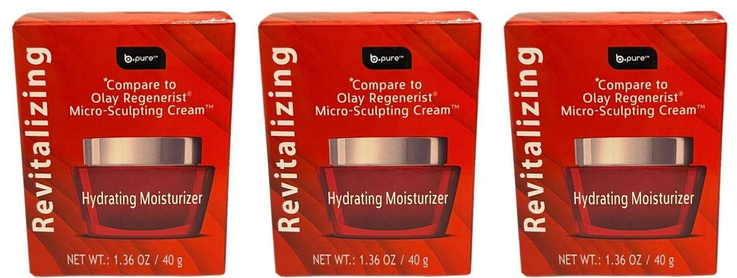 b-pure Revitalizing Hydrating Moisturizer 1.36 oz (Set of 3)