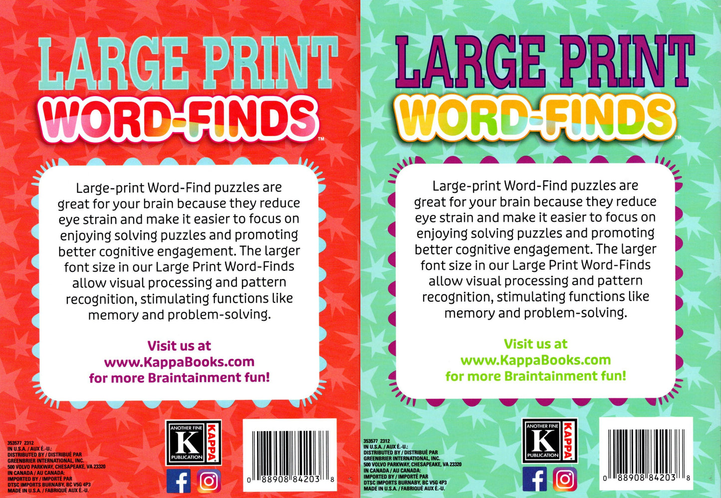 Large Print Word - (All New Puzzles) - Vol.419 - 420 (Set of 2)