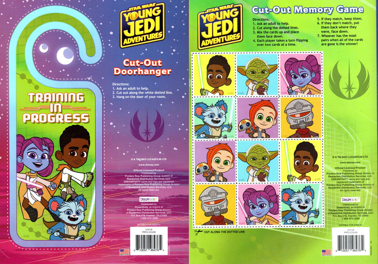 Star Wars - The Forse will Guide you! & My Friends are Jedi - Coloring Book Set