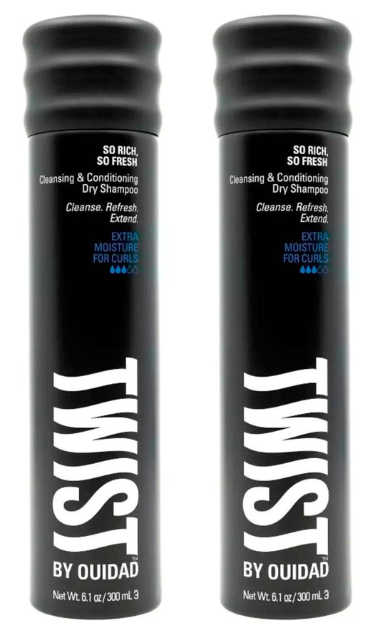 TWIST Cleansing & Conditioning Dry Shampoo, 6.1oz (Set of 2)