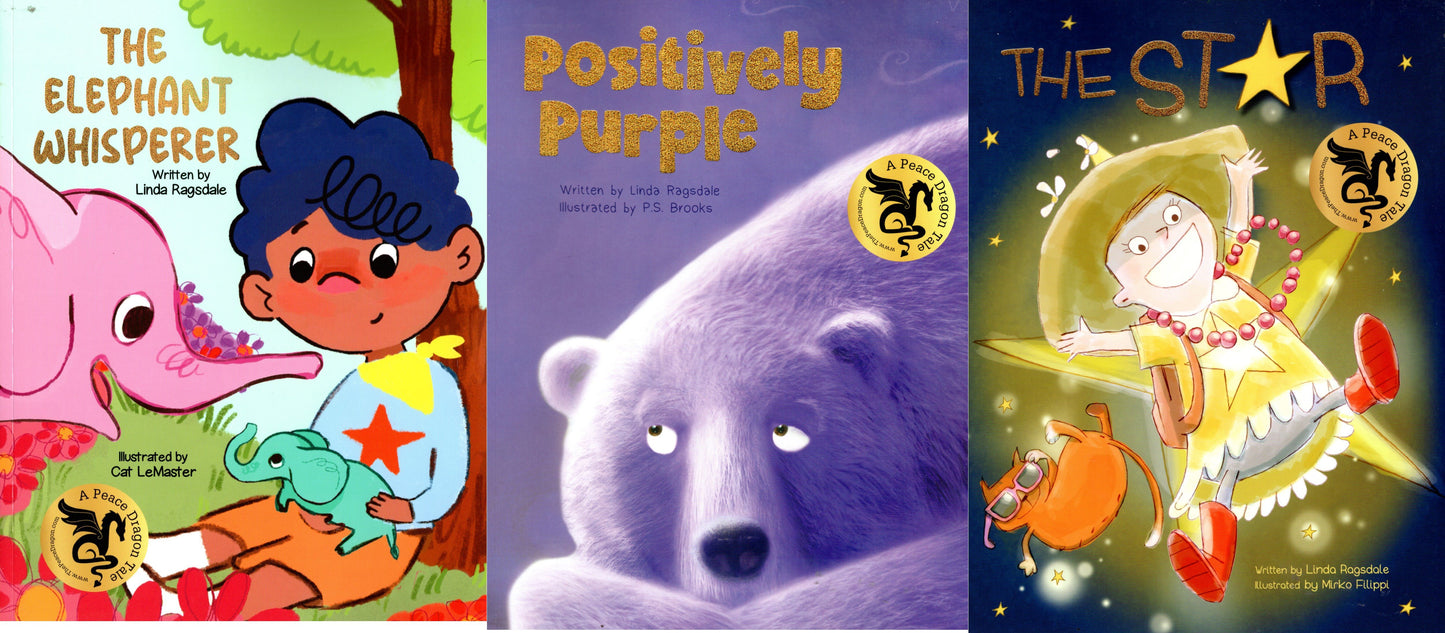 The Elephant Whisperer, Positively Purple, and The Star - Children's Book