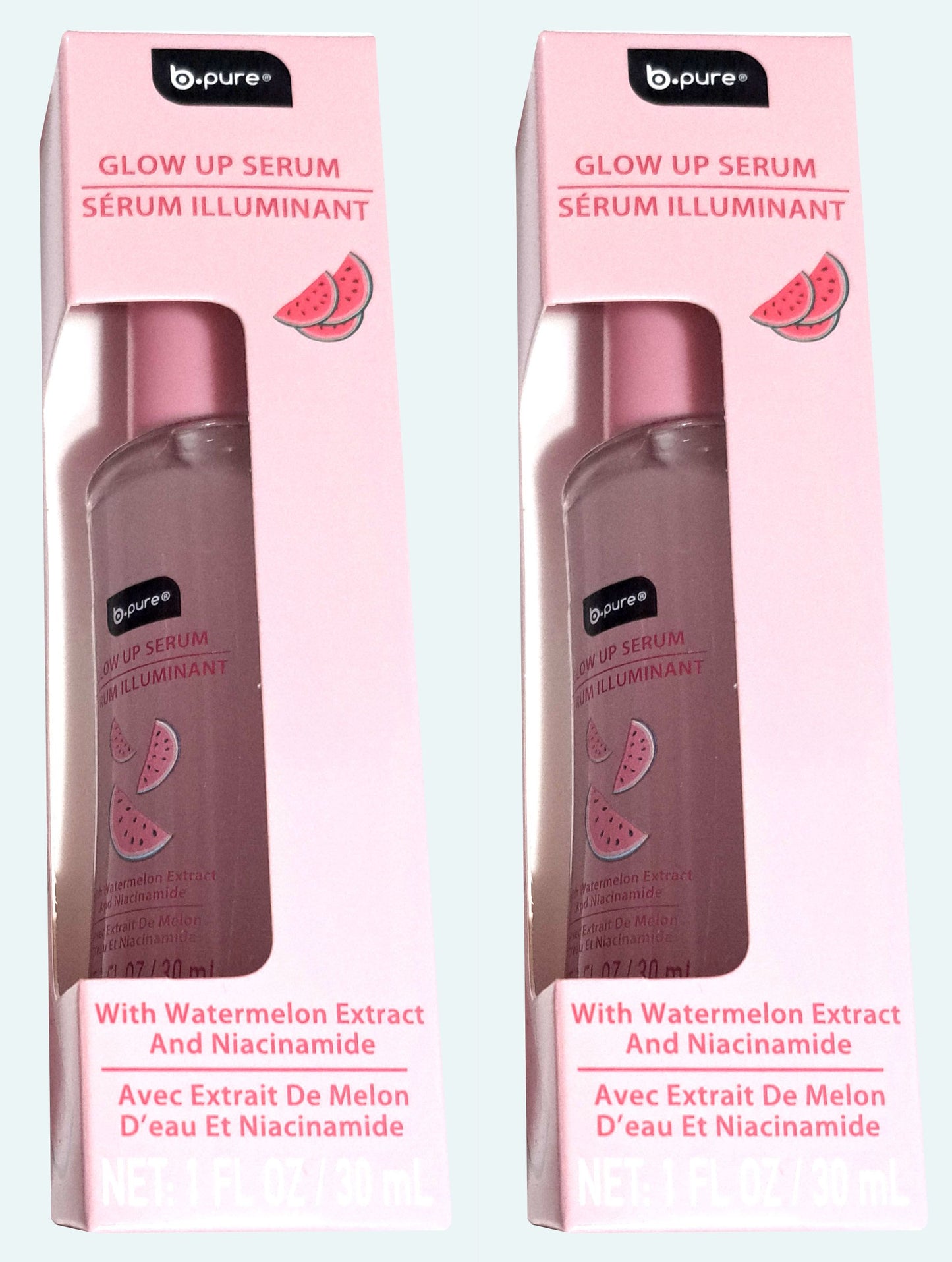 b-pure Glow Up Serum Watermelon Extract + Niacinamide 1 oz Set of 2 Pack