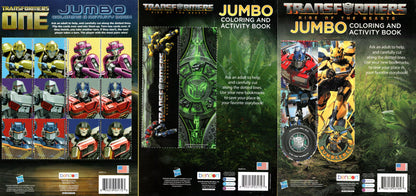 Transformers - Jumbo Coloring & Activity Book (Set of 3 Books)