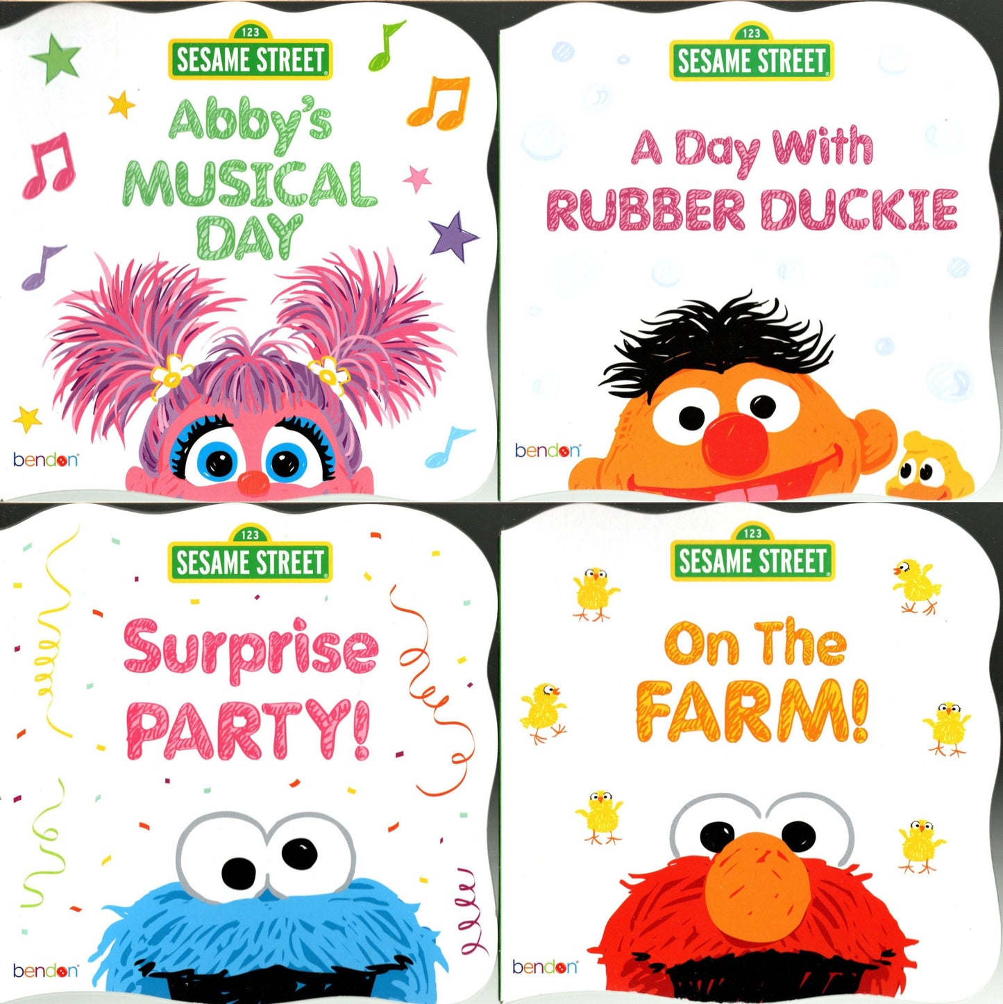 Sesame Street - Abby'y Musical Day, A Day with Rubber Duckle, Surprise Party and On the Farm