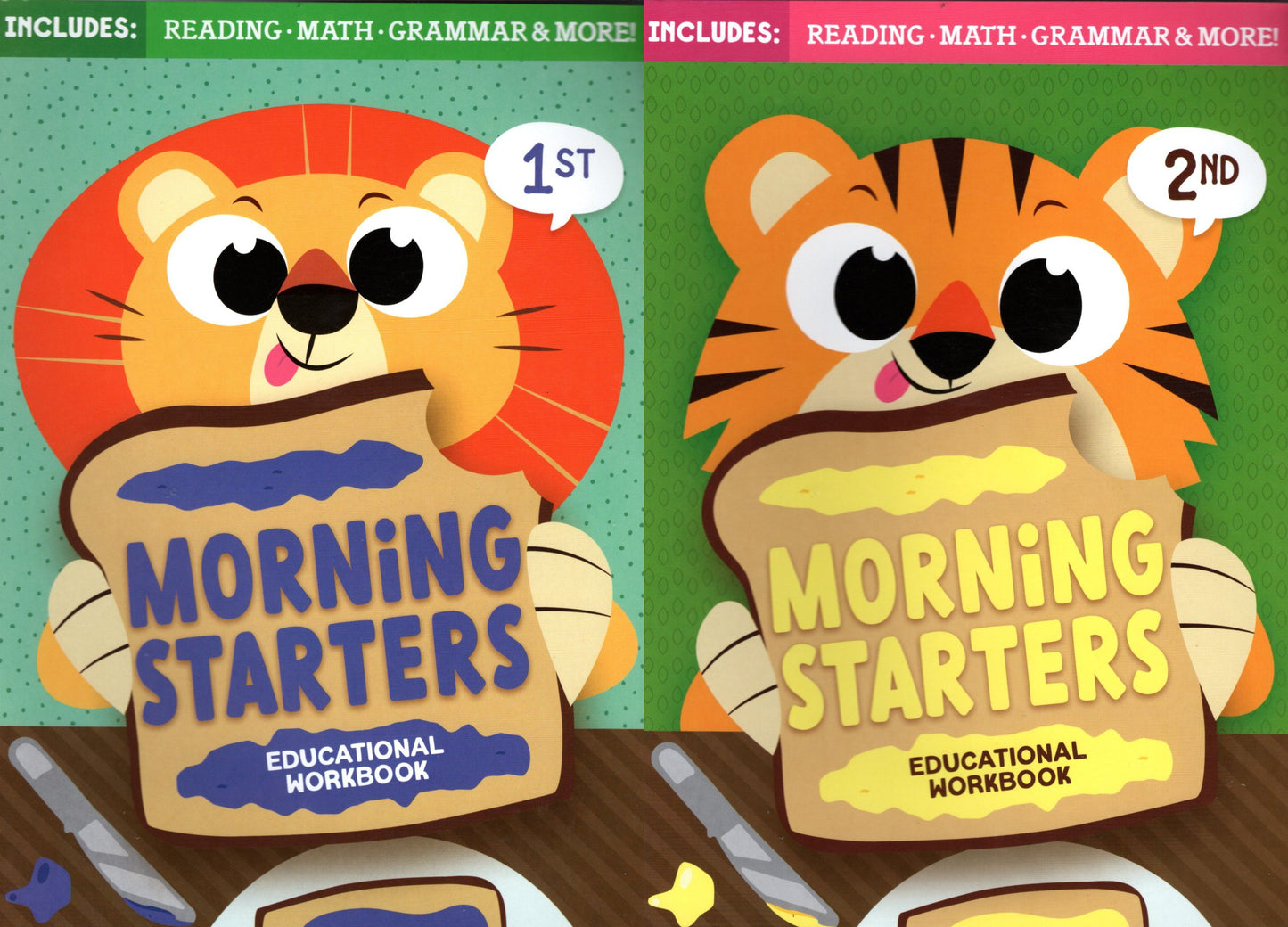 First Grade & Second Grade Includes: Reading - Math - Grammars Morning Starters - v14