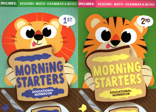 First Grade & Second Grade Includes: Reading - Math - Grammars Morning Starters - v14