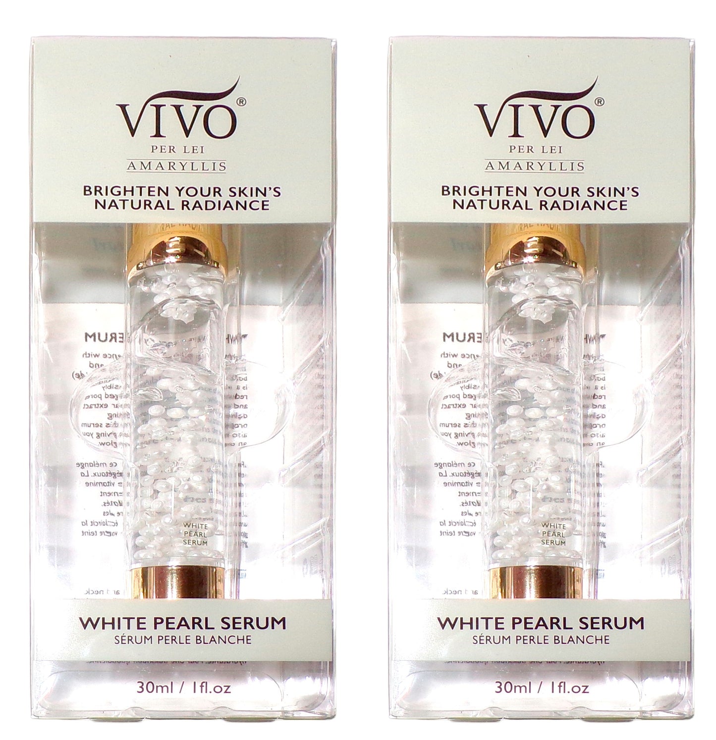 Vivo Per Lei Amaryllis White Pearl Serum 30ml. (Set of 2)