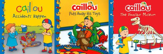 Caillou: - Children Books (Set of 3 Books)