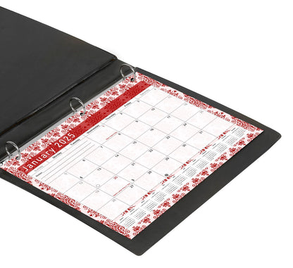 2024 - 2025 Student Calendar/Planner for 3-Ring Binder, Desk, or Wall - v005