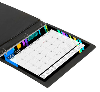 2024 - 2025 Student Calendar/Planner for 3-Ring Binder, Desk, or Wall - v013