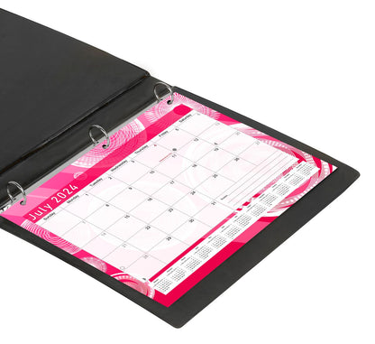 2024 - 2025 Student Calendar/Planner for 3-Ring Binder, Desk, or Wall - v003