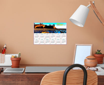 2025 Peel & Stick Calendar - Today is my Lucky Day - Removable - Shepholdy bay (9"x 6")