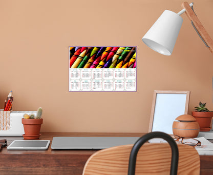 2025 Peel & Stick Calendar - Today is my Lucky Day - Removable, Repositionable - 042 (9"x 6")