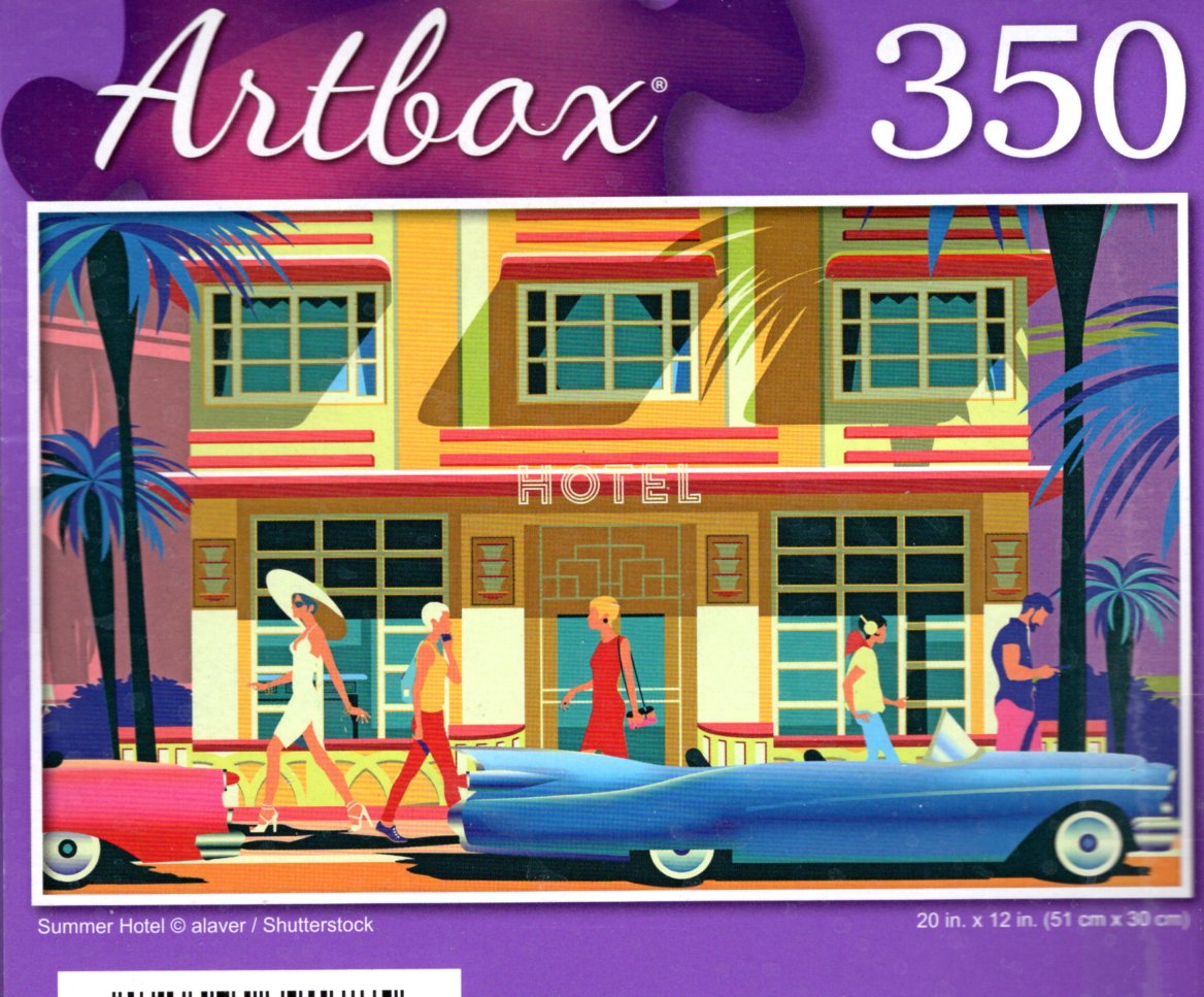 Summer Hotel - 350 Pieces Jigsaw Puzzle for Adult