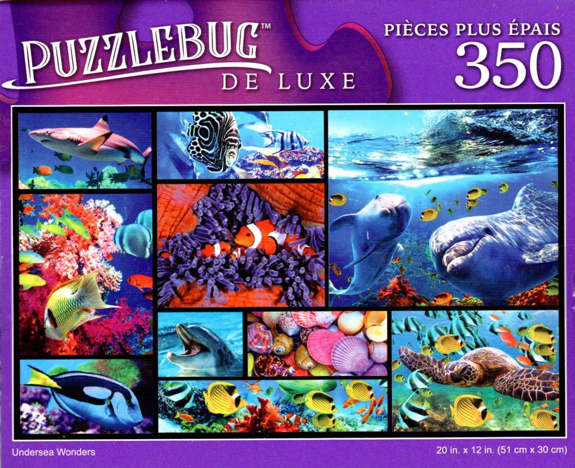 Undersea Wonders - 350 Pieces Deluxe Jigsaw Puzzle