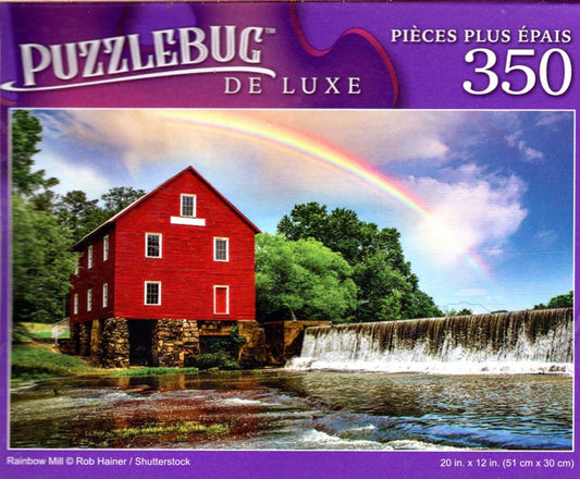 Rainbow Mill - 350 Pieces Deluxe Jigsaw Puzzle