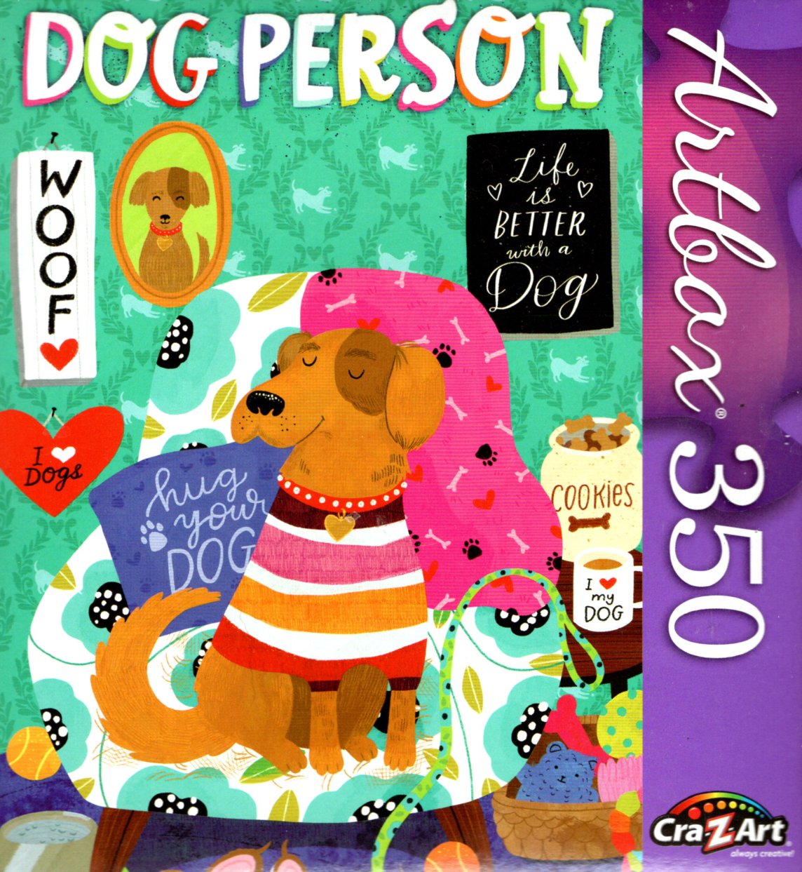 Dog Person - 350 Pieces Jigsaw Puzzle