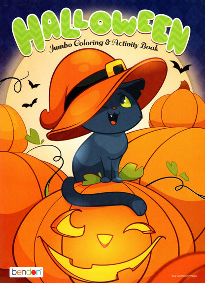 Halloween - Jumbo Coloring & Activity Book